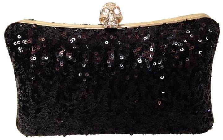 Black Sequin Clutch