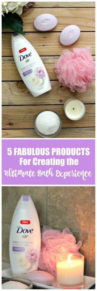 Here are five fabulous products that help me create the ultimate bath experience. A bath experience that is relaxing, rejuvenating and all about some pampering.