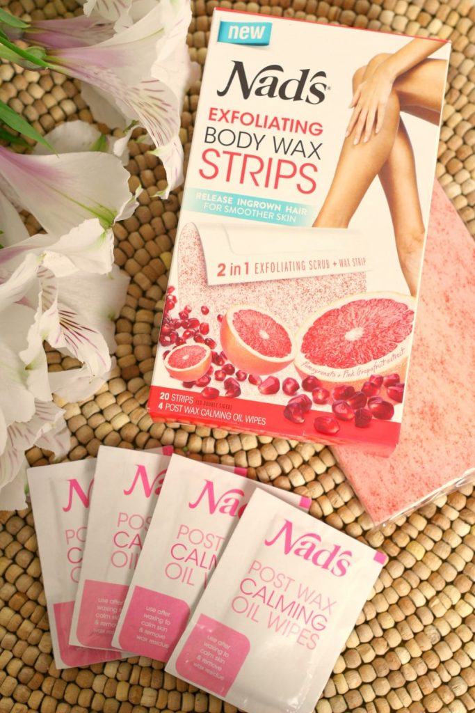 Nad's Exfoliating Body Wax Strips