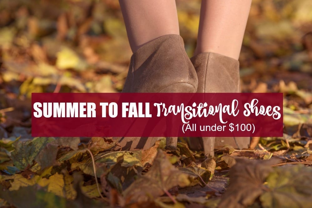 The summer to fall transition can be tricky when it comes to getting dressed. If you're like me, you really want to start wearing those fall trends but it's still quite hot outside. One way to beat the heat and wear those fall finds is with a great pair of summer to fall transitional shoes. 