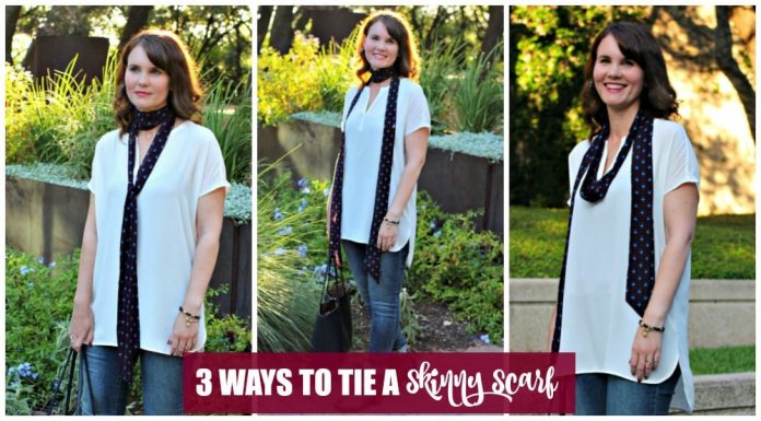 3 Ways to Tie a Skinny Scarf | Mom Fabulous