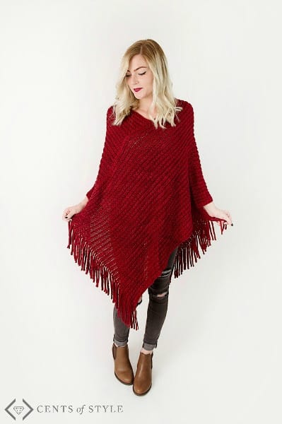 Poncho Outfit ideas for fall.