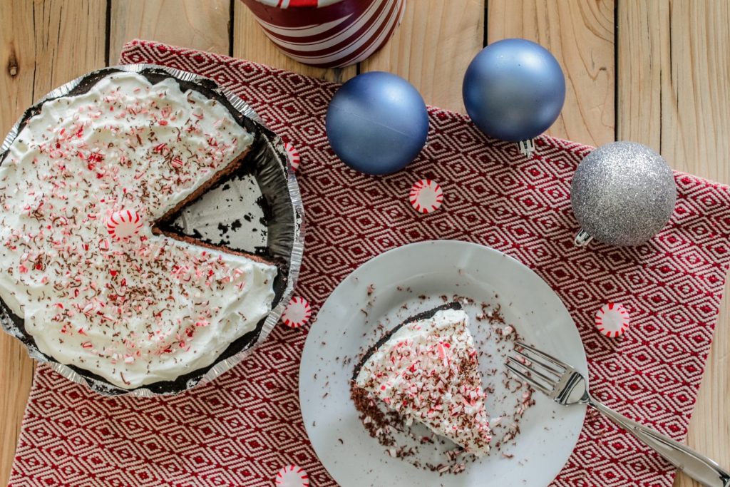 A decadent chocolate pie recipe perfect for the chocolate lover in your life. The peppermint whipped cream makes it the ultimate pie for the Holidays.