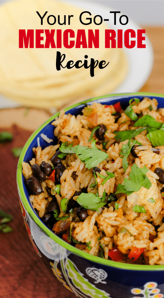 This easy Mexican rice recipe comes together quickly and makes for one beautiful dish. This has become our go-to recipe for a side dish or as a filler for Taco Tuesdays.