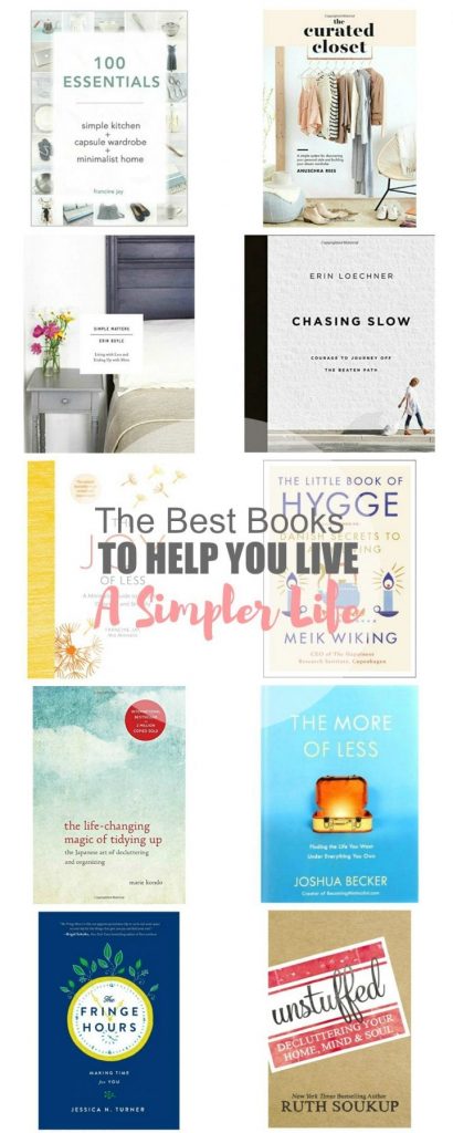 11 of the Best Books on Living a Simple Life | Simple Living | Minimalism | Living with Intention | Decluttering
