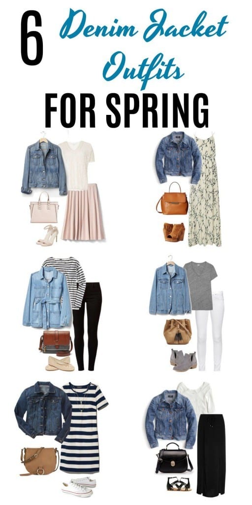 6 denim jacket outfits for spring