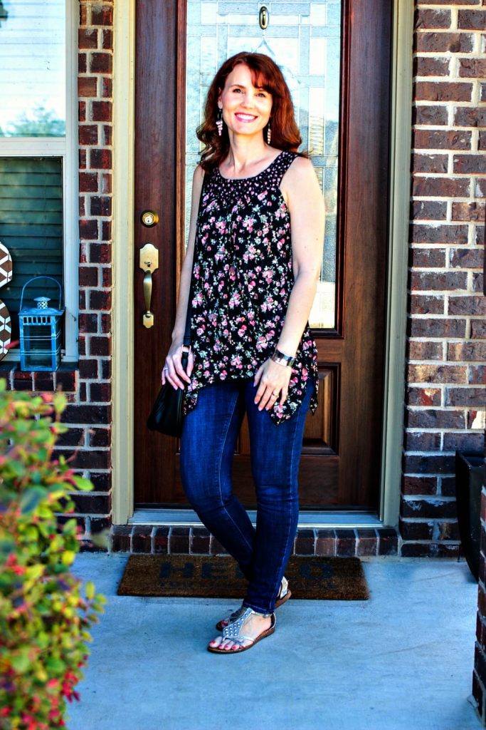 Floral top outfit: Add a touch of femininity to your wardrobe with these fun seven ways to wear florals this spring.