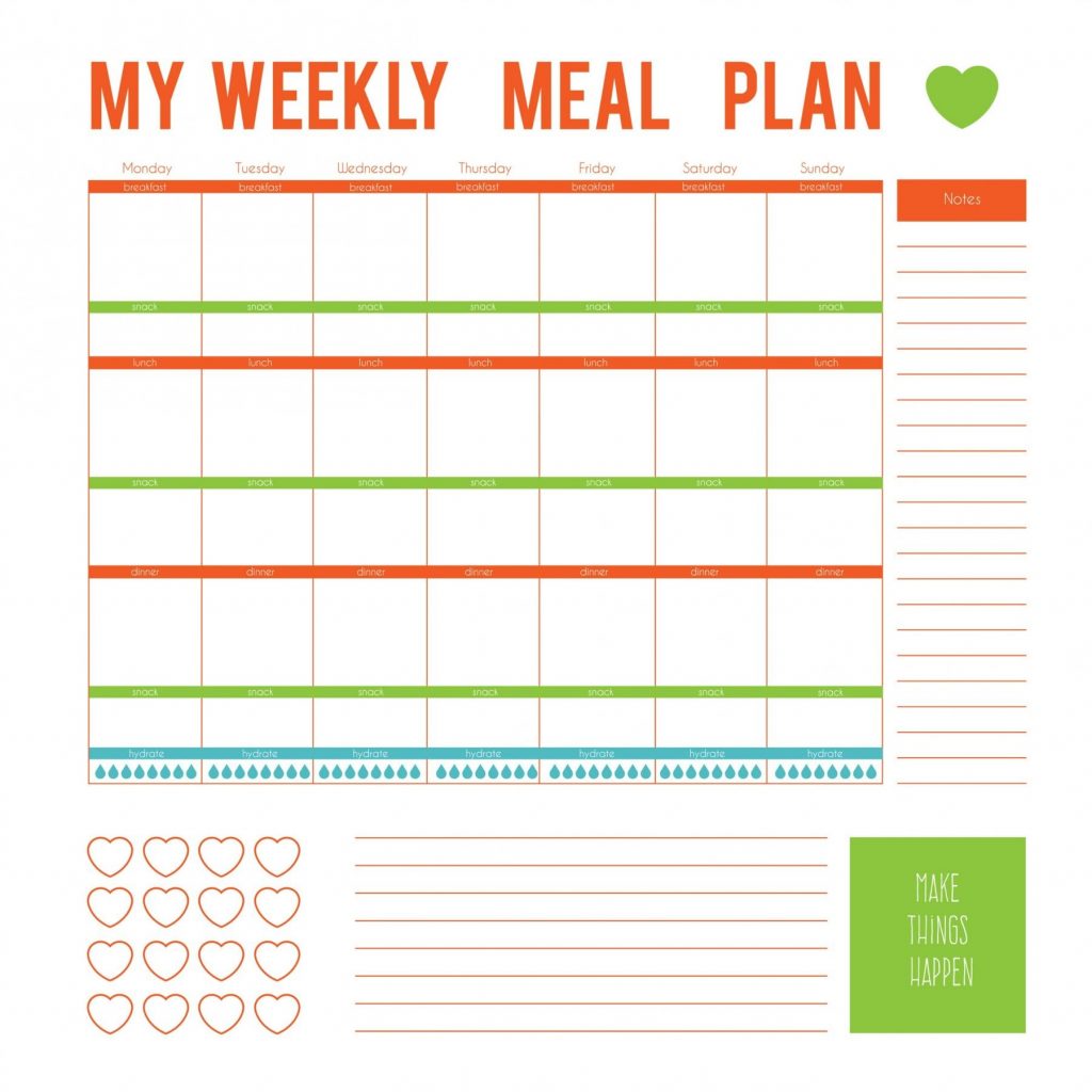 Free Meal Planning Printable