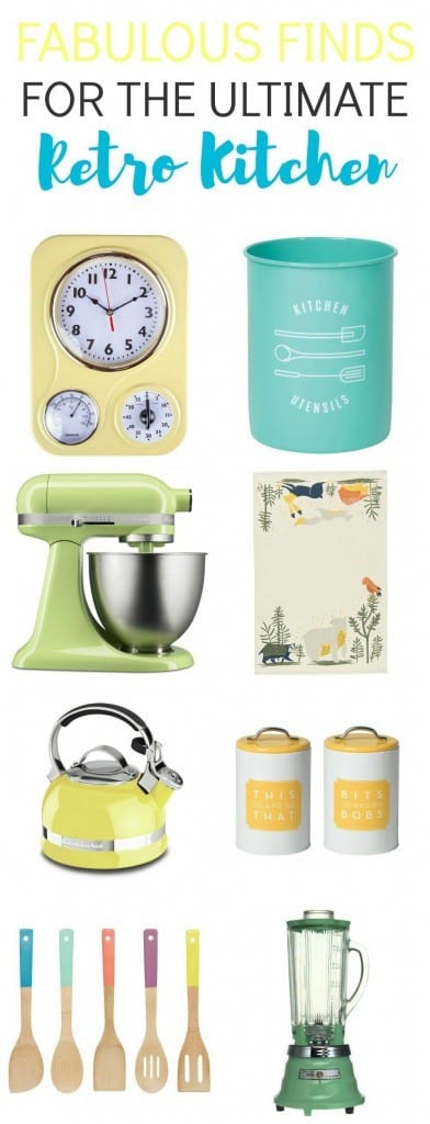 Love retro kitchen accessories? Check out these 17 fabulous finds for the ultimate retro kitchen.