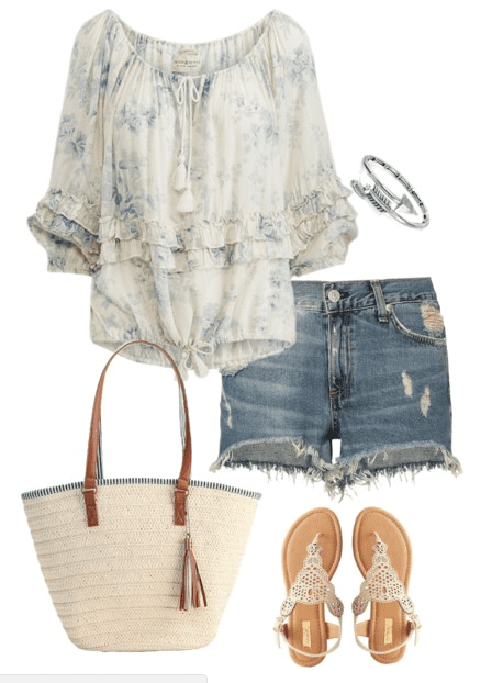 Do you need some ideas on what to wear this summer? Well, break out the denim because I think you'll find a denim shorts outfit idea or two you'll love!