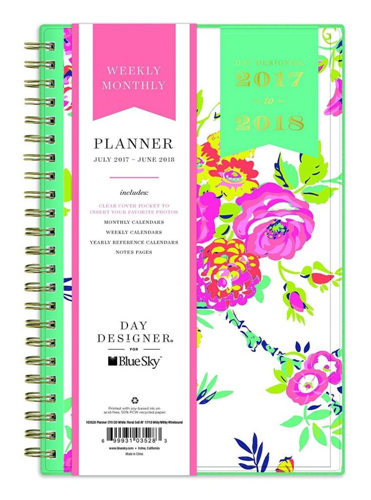 Best new planners for 2017 - 2018: Day Designer for Blue Sky 2017-2018 Academic Year Weekly & Monthly Planner