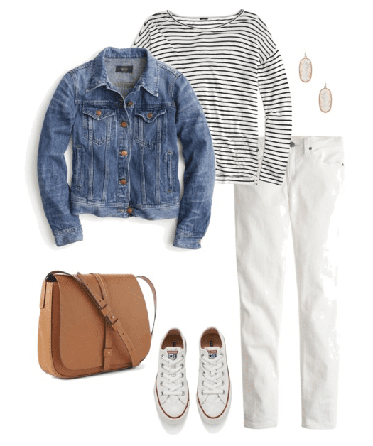 Are you looking for an outfit that's all about comfort and style? These 5 spring and summer sneaker outfits are perfect for those oh so casual days.
