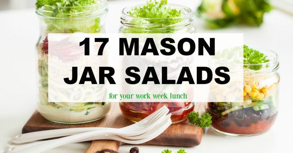 Do you struggle with what to bring for lunch? Mason jar salads can be prepped ahead of time and stored in your refrigerator. This makes them the perfect work week lunch idea!