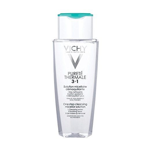 How to use micellar water: Vichy Purete Thermale 3 in 1 micellar water.