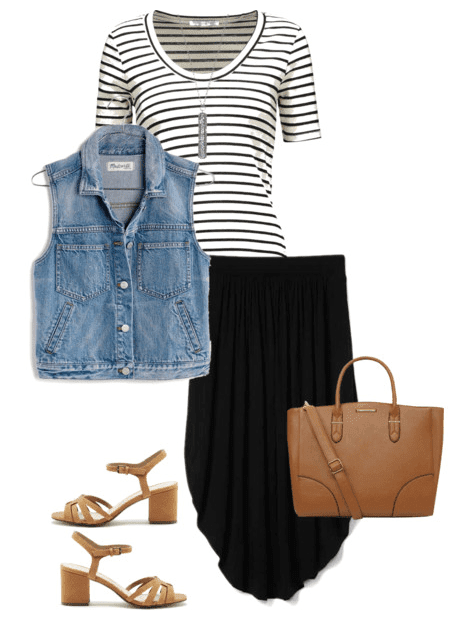 One black and white striped shirt + eight striped shirt outfit ideas. This classic piece of clothing can help you create an endless amount of outfits you feel good in this summer. 
