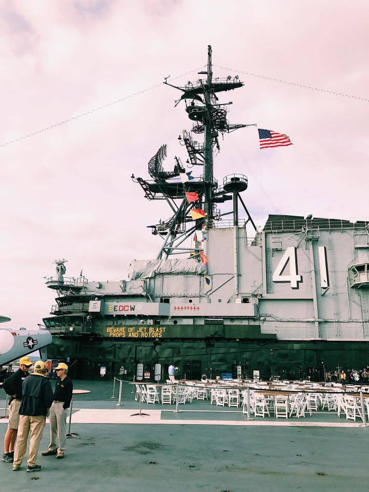The USS Midway in San Diego