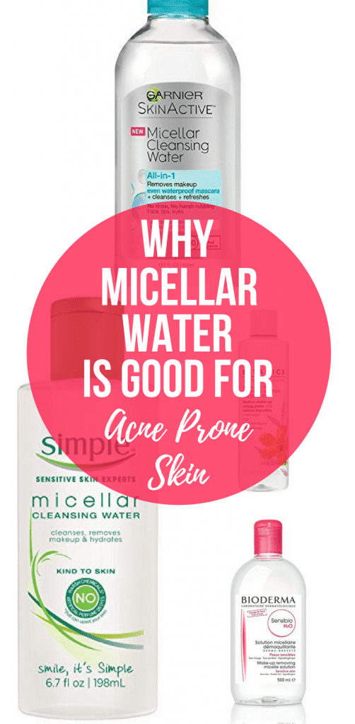 Micellar water and acne