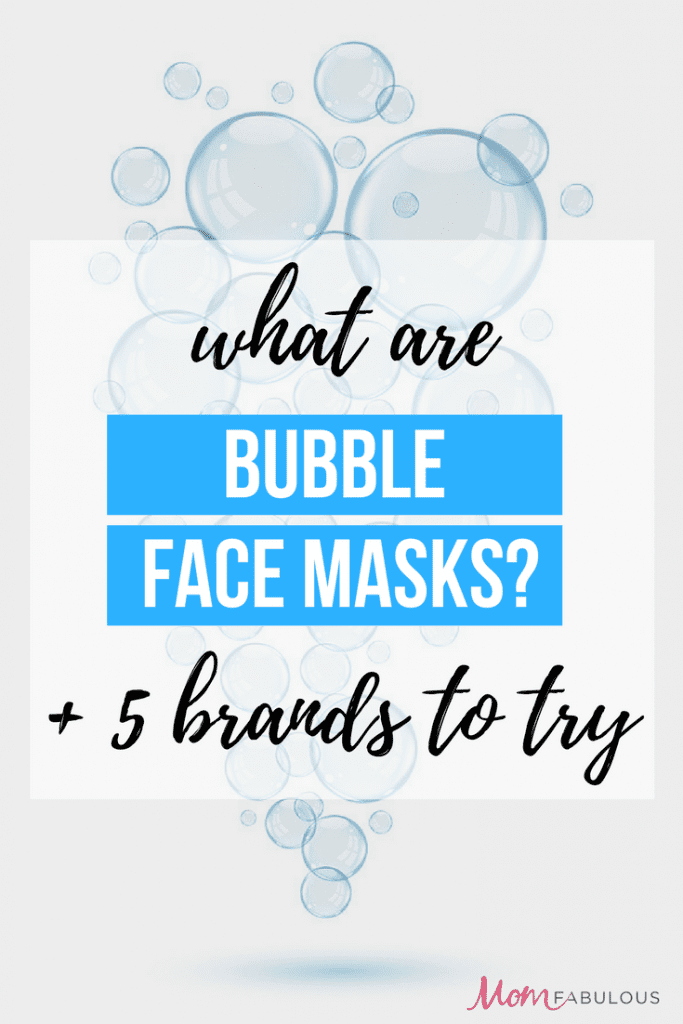 What are bubble face masks?