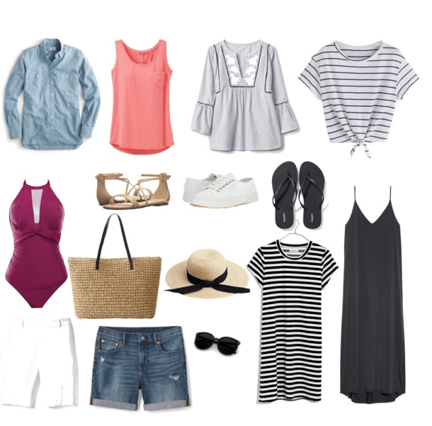 Beach vacation outlet clothes