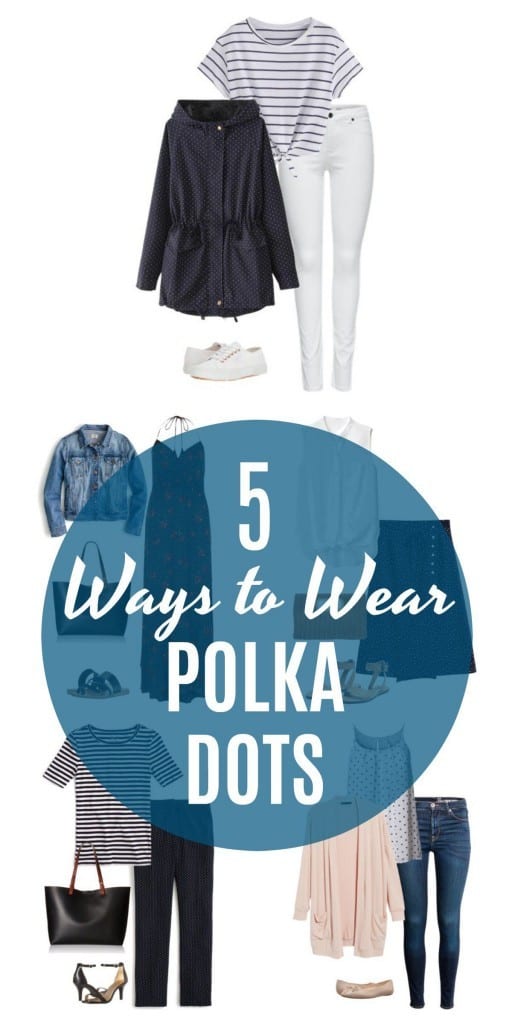 5 ways to wear polka dots