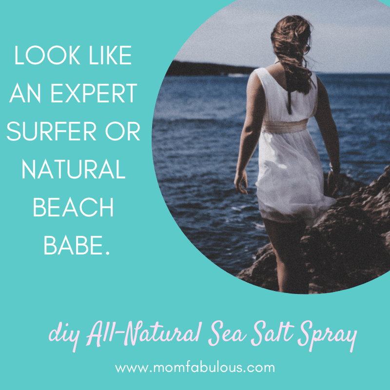 DIY All-Natural Sea Salt Spray for Hair