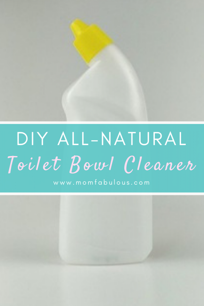 DIY all natural toilet bowl green cleaner