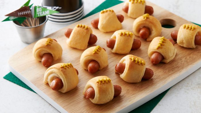 pigs in a blanket footballs