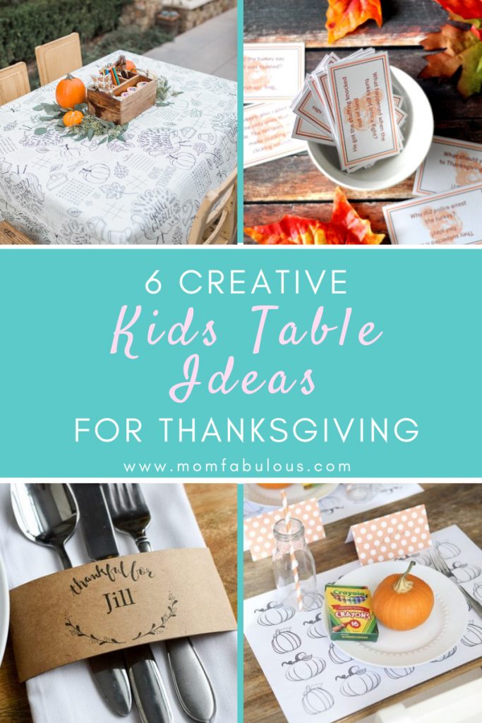 6 Creative Kids Table Ideas for Thanksgiving