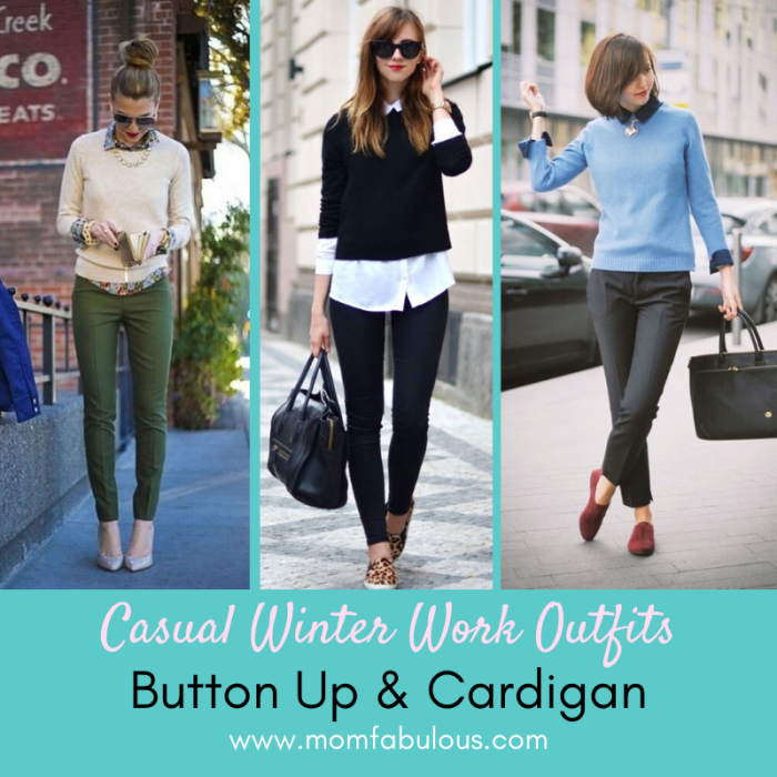 10 Casual Winter Work Outfits for Women | Mom Fabulous