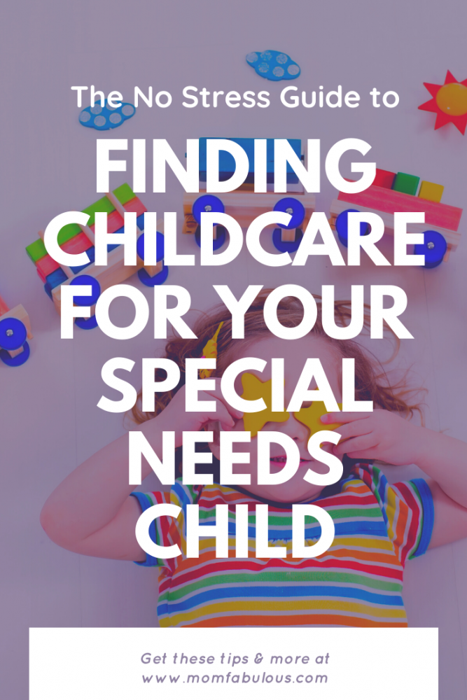 Finding childcare for your special needs child #childcare #specialneeds #specialneedscaregivers